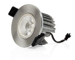 Verbatim LED spotlight ugradbeni 10W, 840lm, 4000K, IP44, dimabilan, sivi